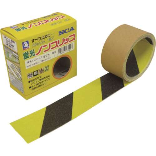 ■ＮＣＡ　蛍光ノンスリップ　５０×３ｍ　ゼブラタイプ　NSP-503-FLZ