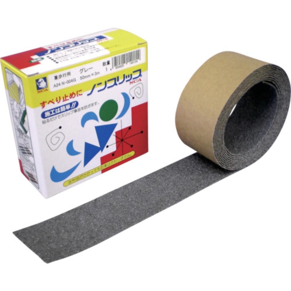 ■ＮＣＡ　超強力型ノンスリップテープ　５０×３ｍ　グレー　A24N-004-50X3　GY(ｸﾞﾚｰ) A24N-004-50X3　GY(ｸﾞﾚｰ)