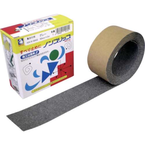 ■ＮＣＡ　超強力型ノンスリップテープ　５０×３ｍ　グレー　A24N-004-50X3　GY(ｸﾞﾚｰ)