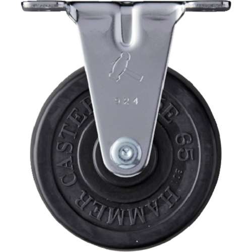 ハンマー　Ｅ型　固定ゴム車　６５ｍｍ　420ERR65BAR01