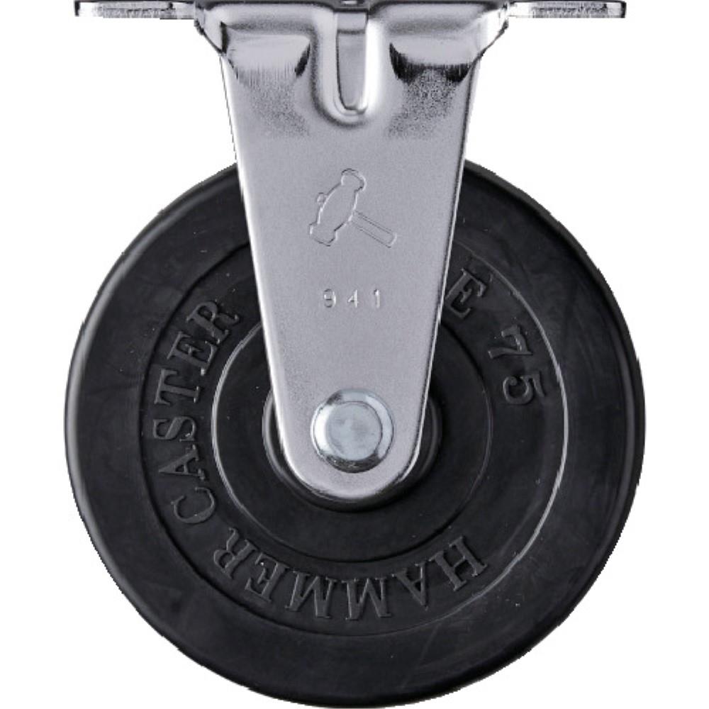ハンマー　Ｅ型　固定ゴム車　７５ｍｍ　420ERR75BAR01 420ERR75BAR01
