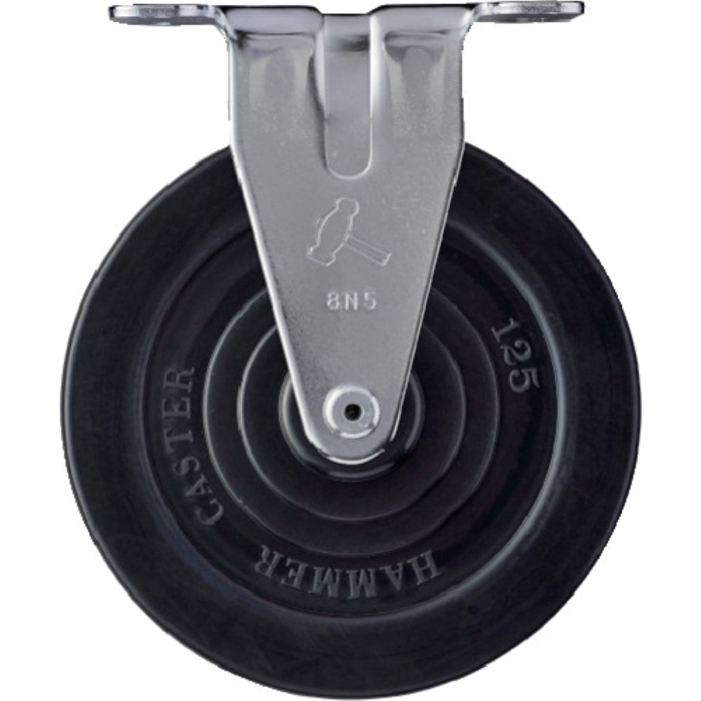 ハンマー　Ｅ型　固定ゴム車　１２５ｍｍ　420ERR125BAR01 420ERR125BAR01