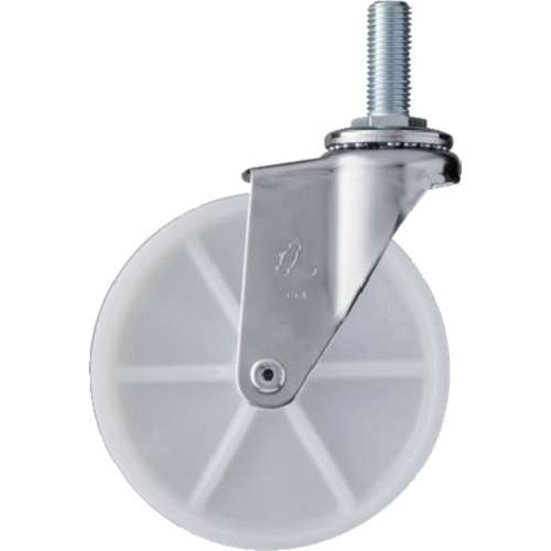 ■ハンマー　Ｅシリーズねじ込みタイプ自在ナイロン車　１２５ｍｍ　420EAN125BAR01