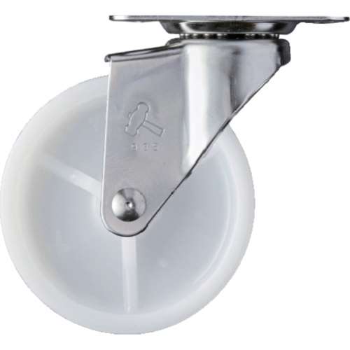 ハンマー　Ｅシリーズオールステンレス自在ナイロン車　７５ｍｍ　320EN75BAR01