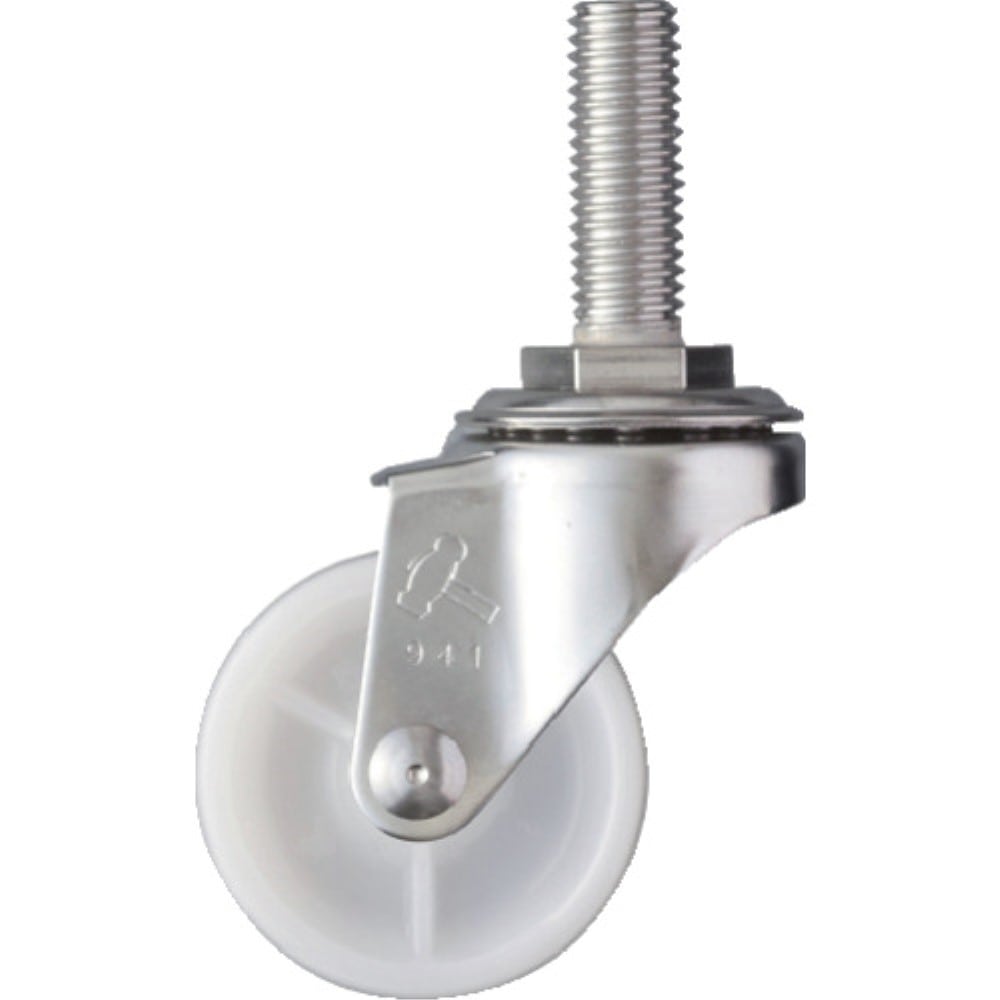 ■ハンマー　オールステンレス　Ｅ型自在　ＳＰ付　ナイロン車　５０ｍｍ　320EAN50BAR01 320EAN50BAR01