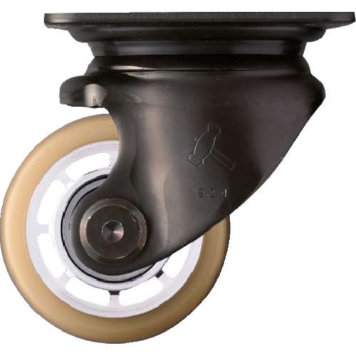 ■ハンマー　低床式　重荷重用　自在　ウレタン車　Ｂ入り６５ｍｍ　540SBAU65BAR01