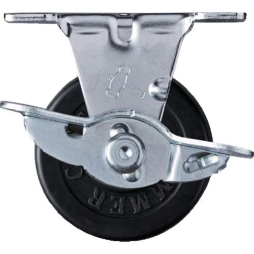 ■ハンマー　Ｅ型　固定ＳＰ付　ゴム車　５０ｍｍ　415ERR50BAR01