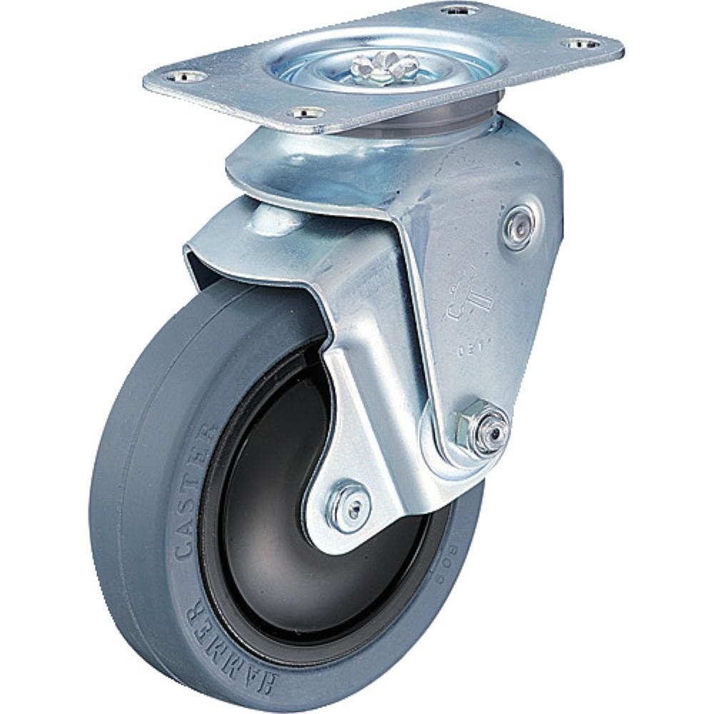 ■ハンマー　クッションキャスター自在ゴム車　１００ｍｍ　線径３．２ｍｍ　940BBEFR10032BAR01 940BBEFR10032BAR01