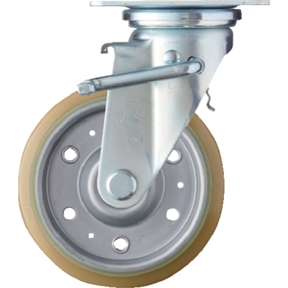 ■ハンマー　Ｊ型自在　ＳＰ付　ウレタン車Ｂ入り　１５０ｍｍ　413JUBB150BAR01 413JUBB150BAR01