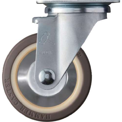 ■ハンマー　特殊鋼　熱処理金具　自在ウレタンＢ車　１００ｍｍ　420YSUB100BAR01
