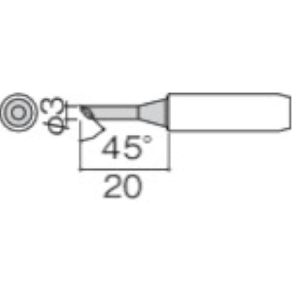 ■白光　こて先　３Ｃ型　面のみ　900L-T-3CF 900L-T-3CF