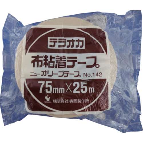 ■ＴＥＲＡＯＫＡ　ニューオリーブテープ　ＮＯ．１４２　７５ｍｍＸ２５Ｍ　142 75X25