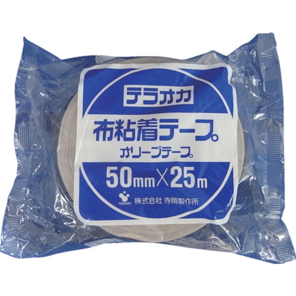 ＴＥＲＡＯＫＡ　カラーオリーブテープ　ＮＯ．１４５　茶　５０ｍｍＸ２５Ｍ　145 BR-50X25 145 BR-50X25