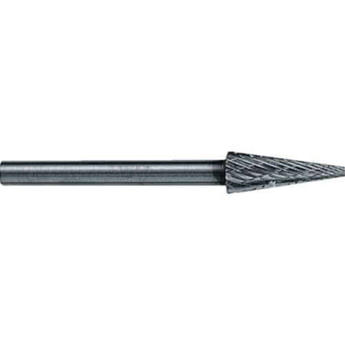 ■スーパー　超硬バーシャンク径３ミリ（円錐型）シングルカット（刃径：５．０）　SB5D12S