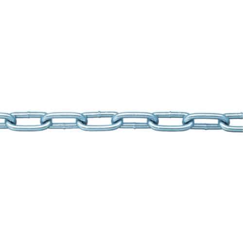 ニッサチェイン　鉄ユニクロ溶接リンクチェイン　４．８ｍｍ×３０ｍ　IW2048