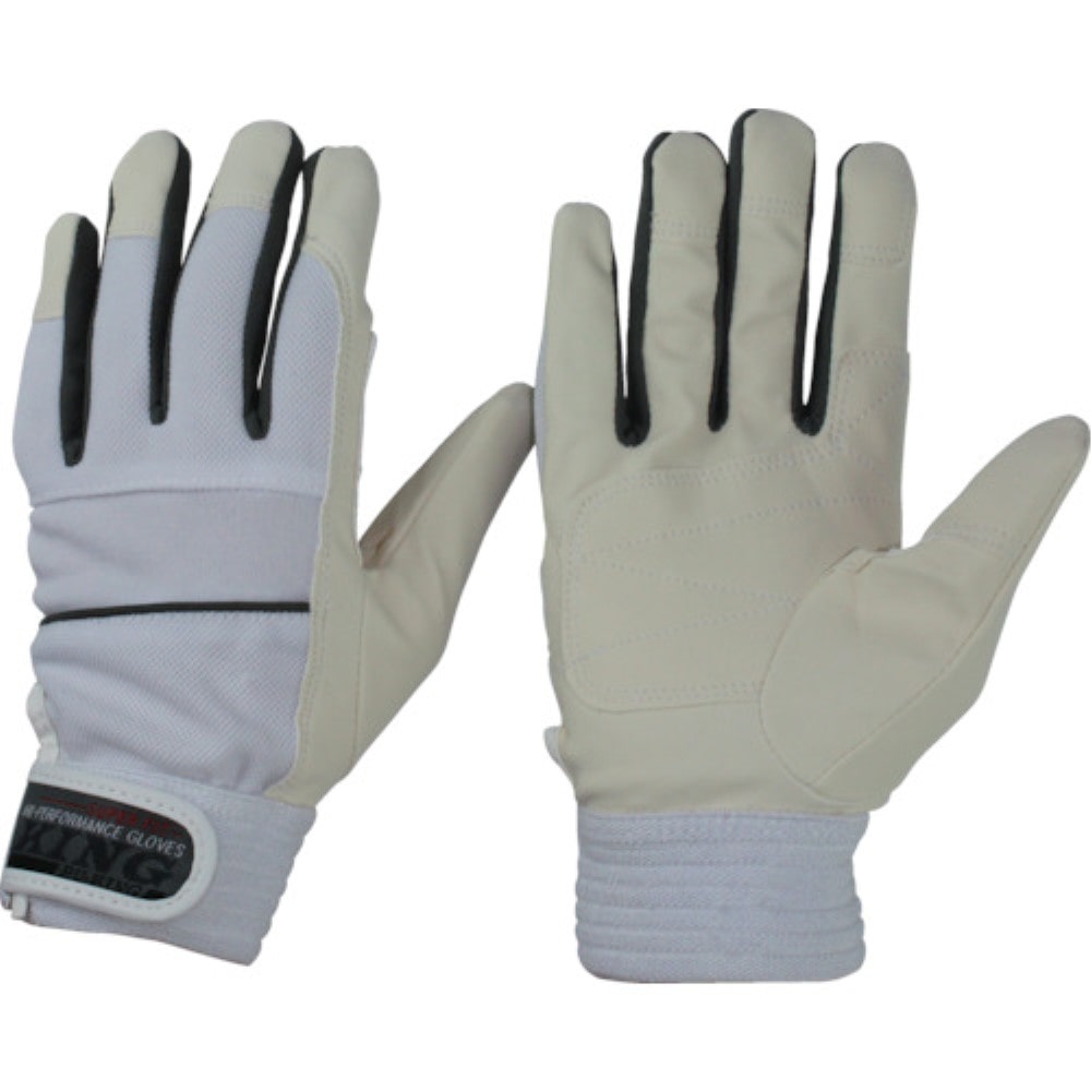 おたふく　ピーユー・キング　ホワイト×グレー　ＬＬ　K-17-WH/GR-LL K-17-WH/GR-LL
