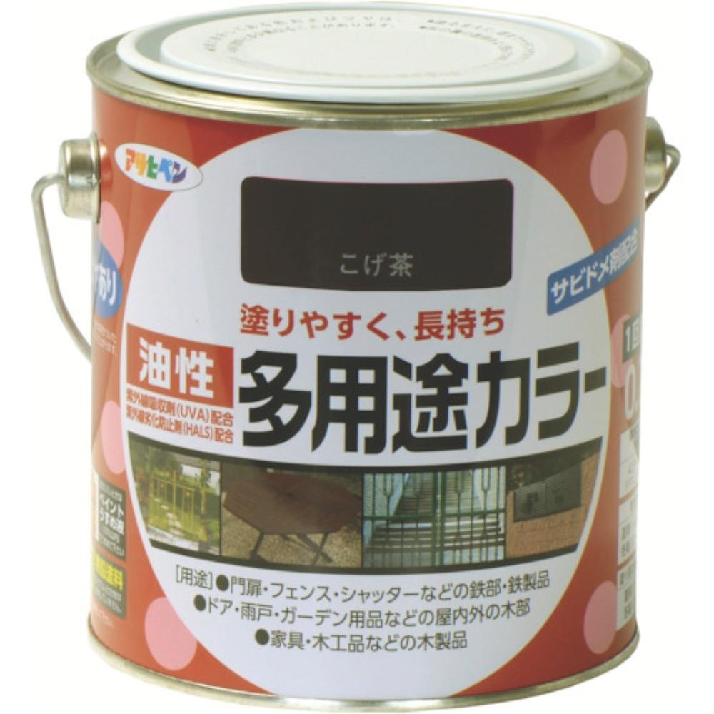 ■アサヒペン(Asahipen) 油性多用途カラー　０．７Ｌ　こげ茶　536723 536723