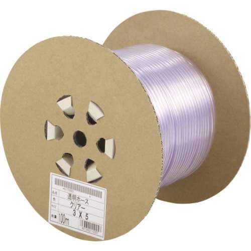 ■サンヨー　透明ホース３×５　１００ｍドラム巻　TM35D100T