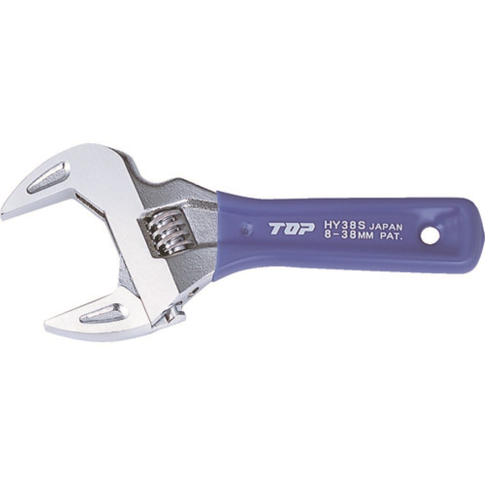 ■ＴＯＰ　薄型軽量ワイドモンキレンチ　ショートエコワイド　口開寸法７～２６　HY-26S　(ﾌﾞﾘｽﾀ-) HY-26S　(ﾌﾞﾘｽﾀ-)