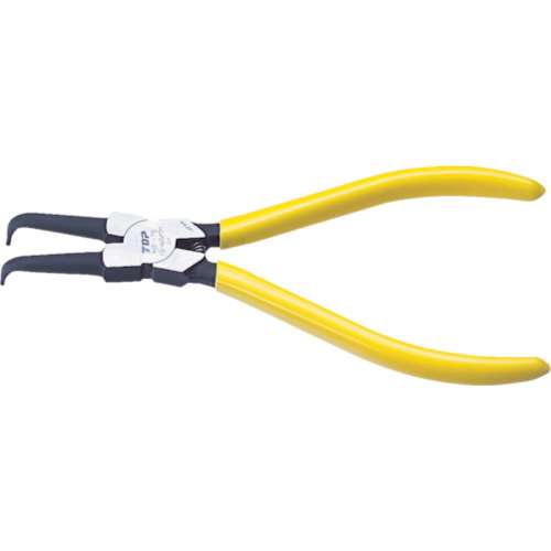 ■ＴＯＰ　スナップリングプライヤ穴用曲爪　２３０ｍｍ　使用範囲３２～８０ｍｍ　HB-230