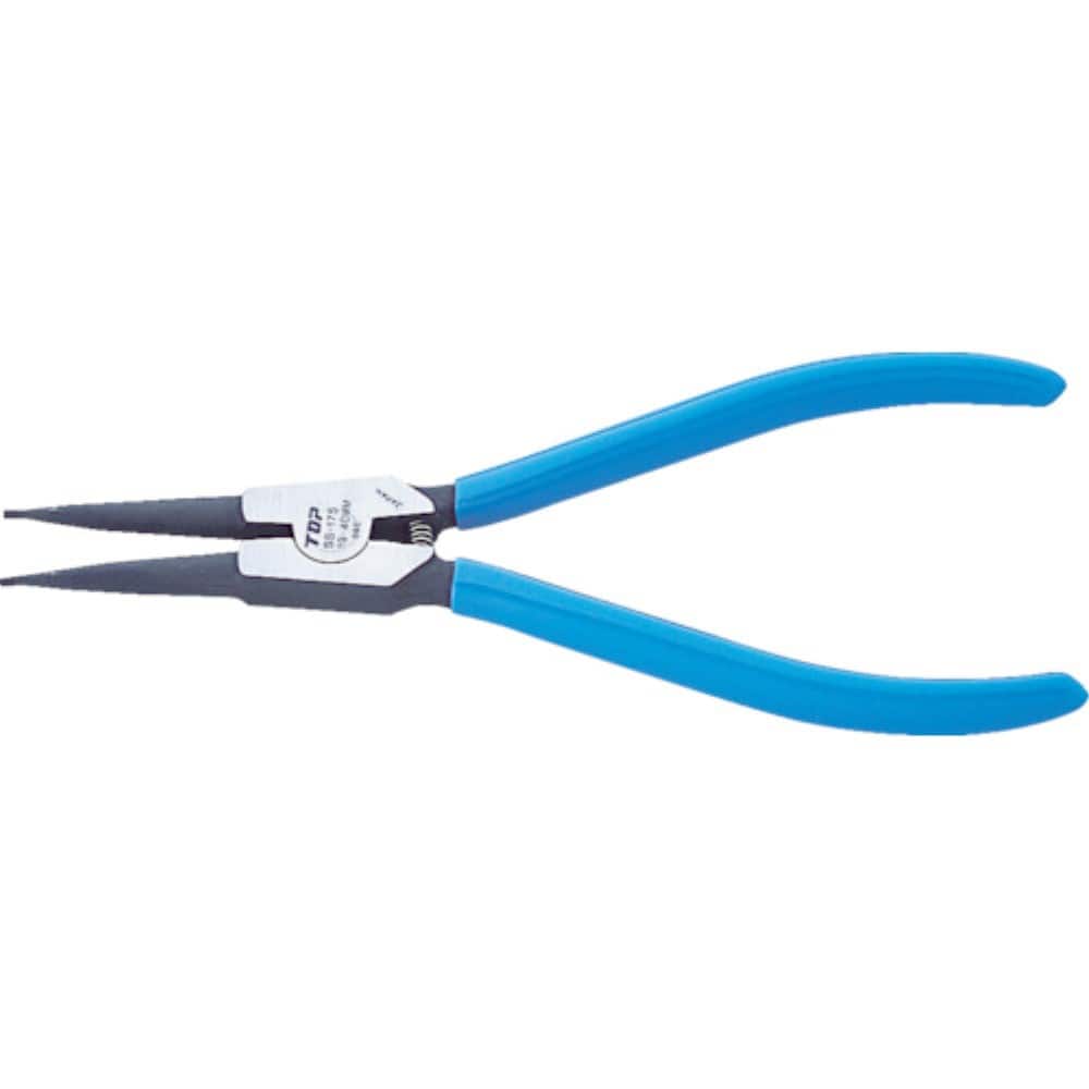 ■ＴＯＰ　スナップリングプライヤ　軸用直爪　１２５ｍｍ使用範囲１０～２５ｍｍ　SS-125　(ｼﾞｸﾖｳﾁｮｸﾊﾞ) SS-125　(ｼﾞｸﾖｳﾁｮｸﾊﾞ)