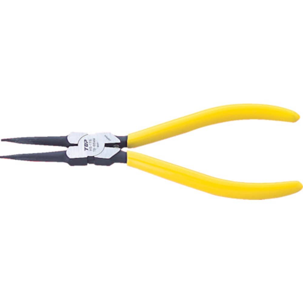 ＴＯＰ　スナップリングプライヤ穴用直爪　１２５ｍｍ　使用範囲６～１１ｍｍ　HS-125F HS-125F