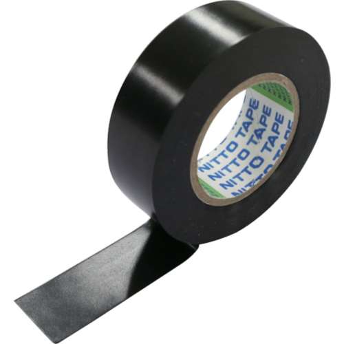 ■日東　脱鉛タイプビニールテープＮｏ．２１　５０ｍｍ×２０ｍ　４巻入り　黒　21R-50　BK