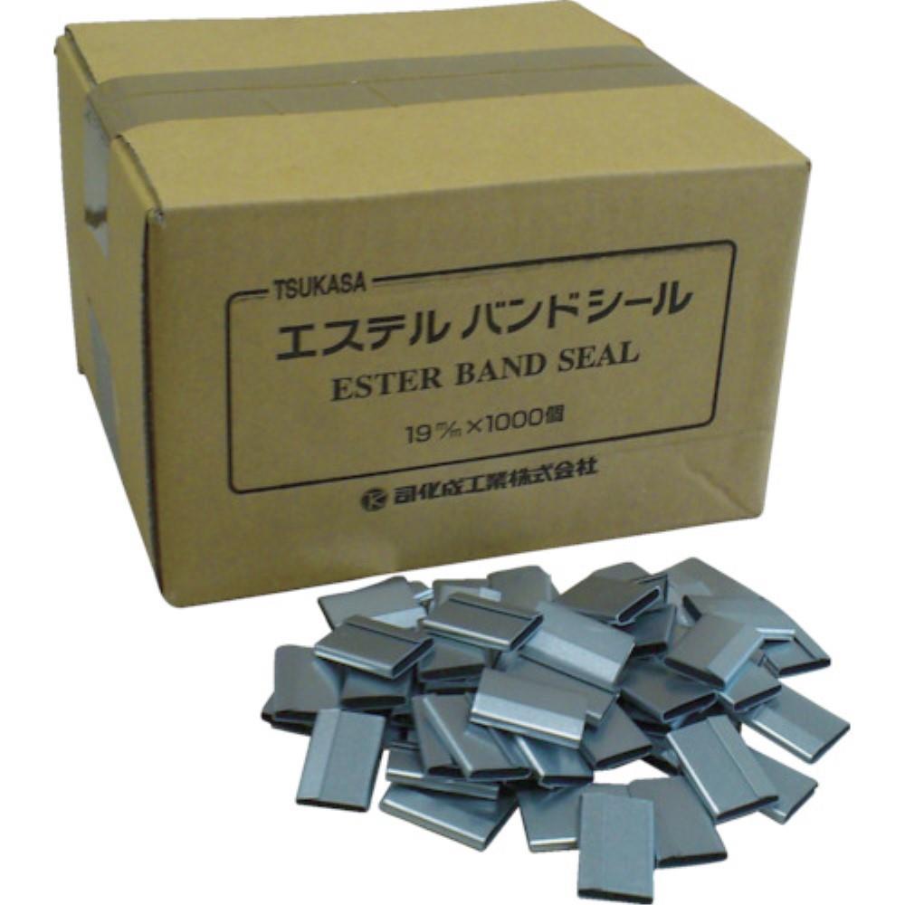 ■ツカサ　重梱包バンド用金具シール「１９ｍｍ用（１０００個入り）」　TMS19 TMS19