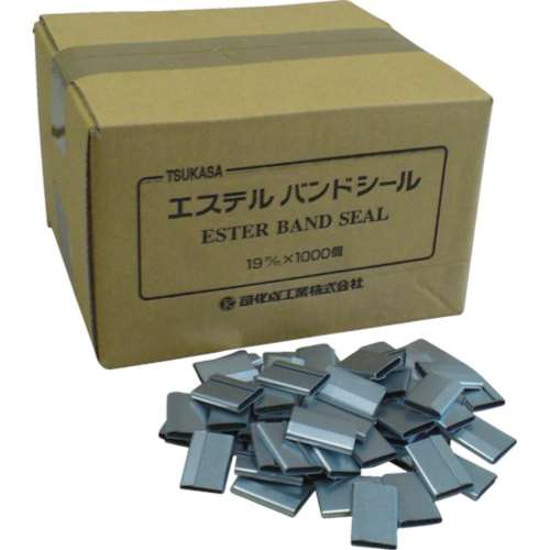 ■ツカサ　重梱包バンド用金具シール「１９ｍｍ用（１０００個入り）」　TMS19