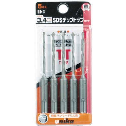 ■ユニカ　チップトップドリルセット　４．３ｍｍ　５本セット　DP5-T43