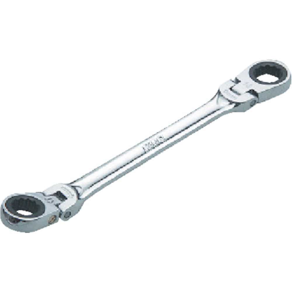 ■ＫＴＣ　ラチェットめがねレンチ（両頭型首振りタイプ）　８Ｘ１０ｍｍ　ＭＲ１０８１０Ｆ MR10810F