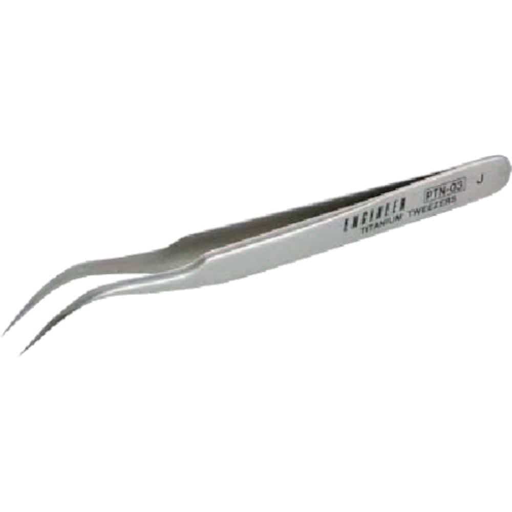 ■エンジニア　チタンピンセット（Ｊ型）　１２０ｍｍ　PTN-03 PTN-03