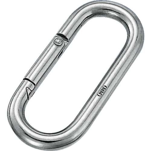 ■トラスコ中山(TRUSCO)　プチカラビナ　ステンレス製　４ｍｍ  TPKB-4