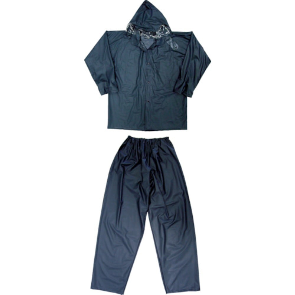■トラスコ中山(TRUSCO)　レインスーツ　３Ｌサイズ　ネイビー　TRW553L TRW553L
