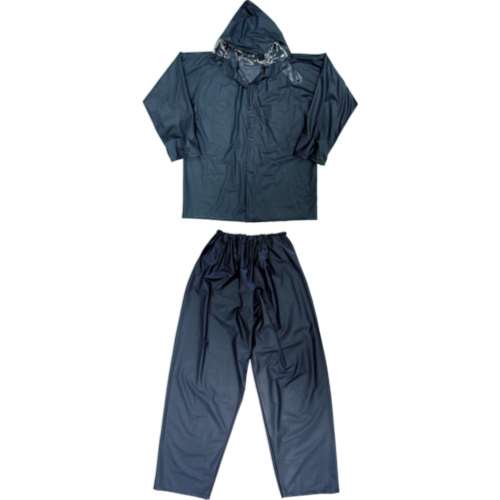 ■トラスコ中山(TRUSCO)　レインスーツ　３Ｌサイズ　ネイビー　TRW553L