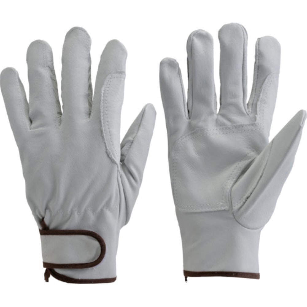 ■トラスコ中山(TRUSCO)　マジック式革手袋　当て付タイプ　Ｍサイズ　TYK-718M TYK-718M