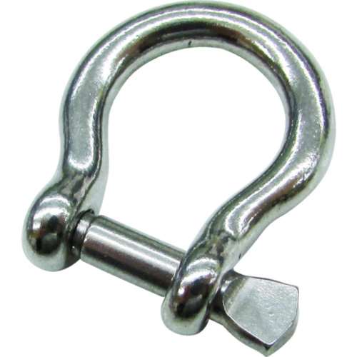 ■トラスコ中山(TRUSCO)　オタフクシャックル　ステンレス製　Ｄ寸法４ｍｍ  TOS-4