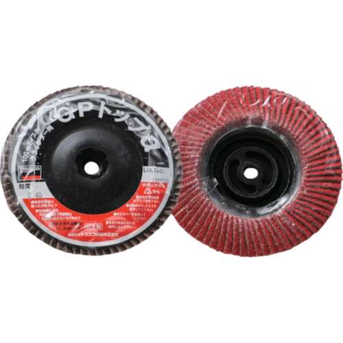 ■トラスコ中山(TRUSCO)　ＧＰトップα　ねじ込み式　セラミック　１００Φ　４０＃　１０入　GP100ALC-40