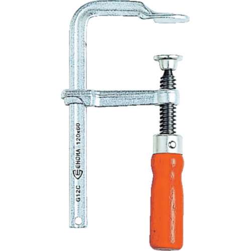 ■トラスコ中山(TRUSCO)　エホマクランプ　木ハンドル　最大口開３００ｍｍＸ深さ１４０ｍｍ　G-30C