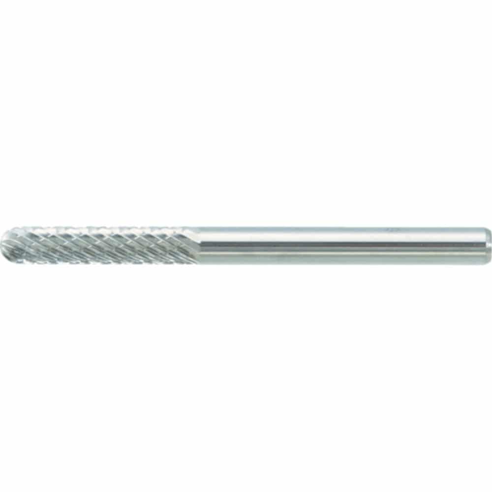 ■トラスコ中山(TRUSCO)　超硬バー　先丸円筒型　Φ３Ｘ刃長１４Ｘ軸３　シングルカット　TB2A030S TB2A030S
