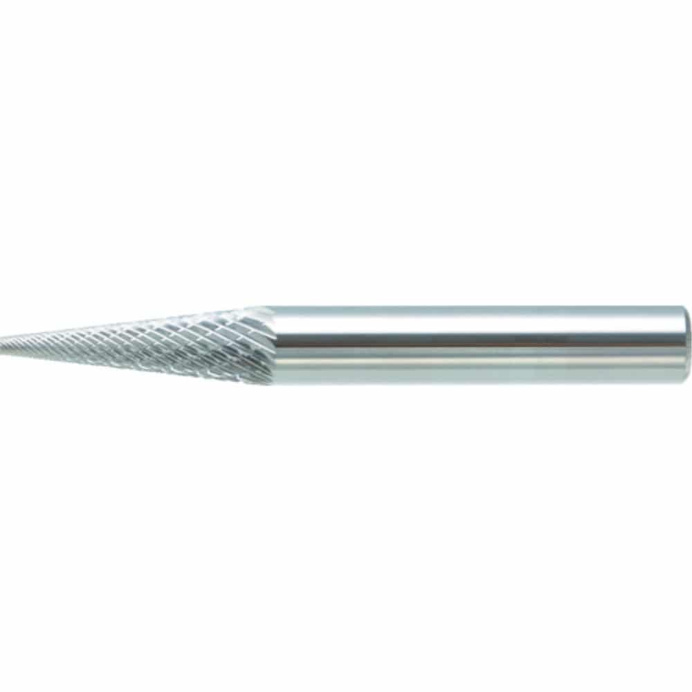 ■トラスコ中山(TRUSCO)　超硬バー　テーパー型　Φ９．５（２８°）Ｘ刃長１６Ｘ軸６　シングル　TB5C095S TB5C095S
