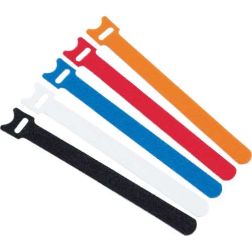 ■トラスコ中山(TRUSCO)　マジックバンド　超薄型　ストラップ　２０ｃｍ　黒　MKSH-2520-BK