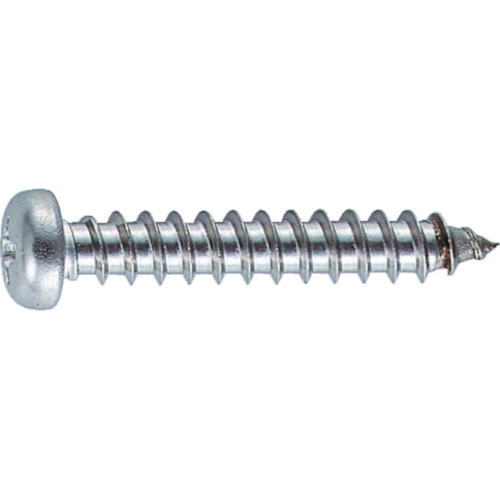 ■トラスコ中山(TRUSCO)　ナベ頭タッピングねじ　ステンレス　Ｍ４Ｘ１０　１００本入  B09-0410 B09-0410