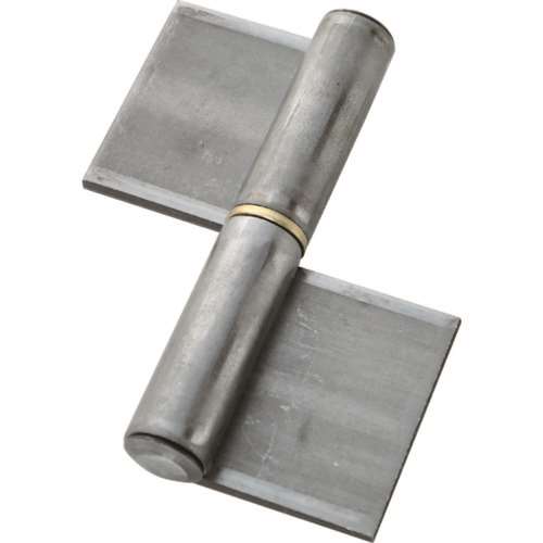 ■トラスコ中山(TRUSCO)　スチール製特厚溶接旗蝶番　左用　全長１２７ｍｍ  2000W-127L(ﾋﾀﾞﾘ)  (2000W 2ｺｲﾘ)