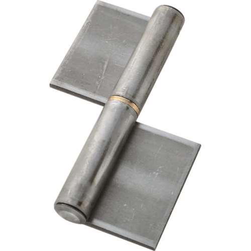■トラスコ中山(TRUSCO)　スチール製特厚溶接旗蝶番　左用　全長１５３ｍｍ  2000W-153L(ﾋﾀﾞﾘ)(2000W 2ｺｲﾘ)