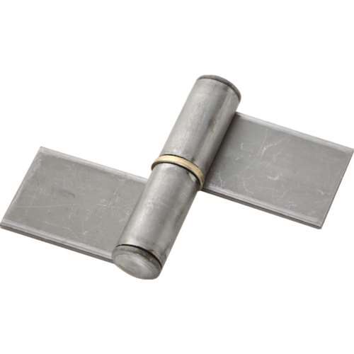 ■トラスコ中山(TRUSCO)　スチール製特厚溶接旗蝶番　右用　全長７６ｍｍ  2000W-76R  (ﾐｷﾞ)4ｺｲﾘ