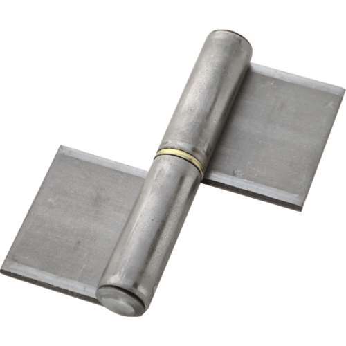 ■トラスコ中山(TRUSCO)　スチール製特厚溶接旗蝶番　右用　全長１２７ｍｍ  2000W-127R  (ﾐｷﾞ)2ｺｲﾘ