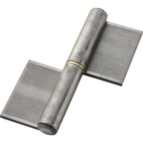 ■トラスコ中山(TRUSCO)　スチール製特厚溶接旗蝶番　右用　全長１５３ｍｍ  2000W-153R  (ﾐｷﾞ)2ｺｲﾘ