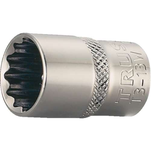 ■トラスコ中山(TRUSCO)　ソケット　１２角タイプ　差込角９．５　対辺２２ｍｍ　T3-22W
