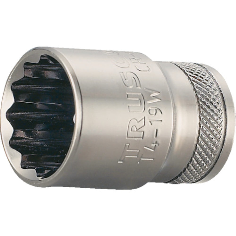 ■トラスコ中山(TRUSCO)　ソケット　１２角タイプ　差込角１２．７　対辺１０ｍｍ　T4-10W T4-10W